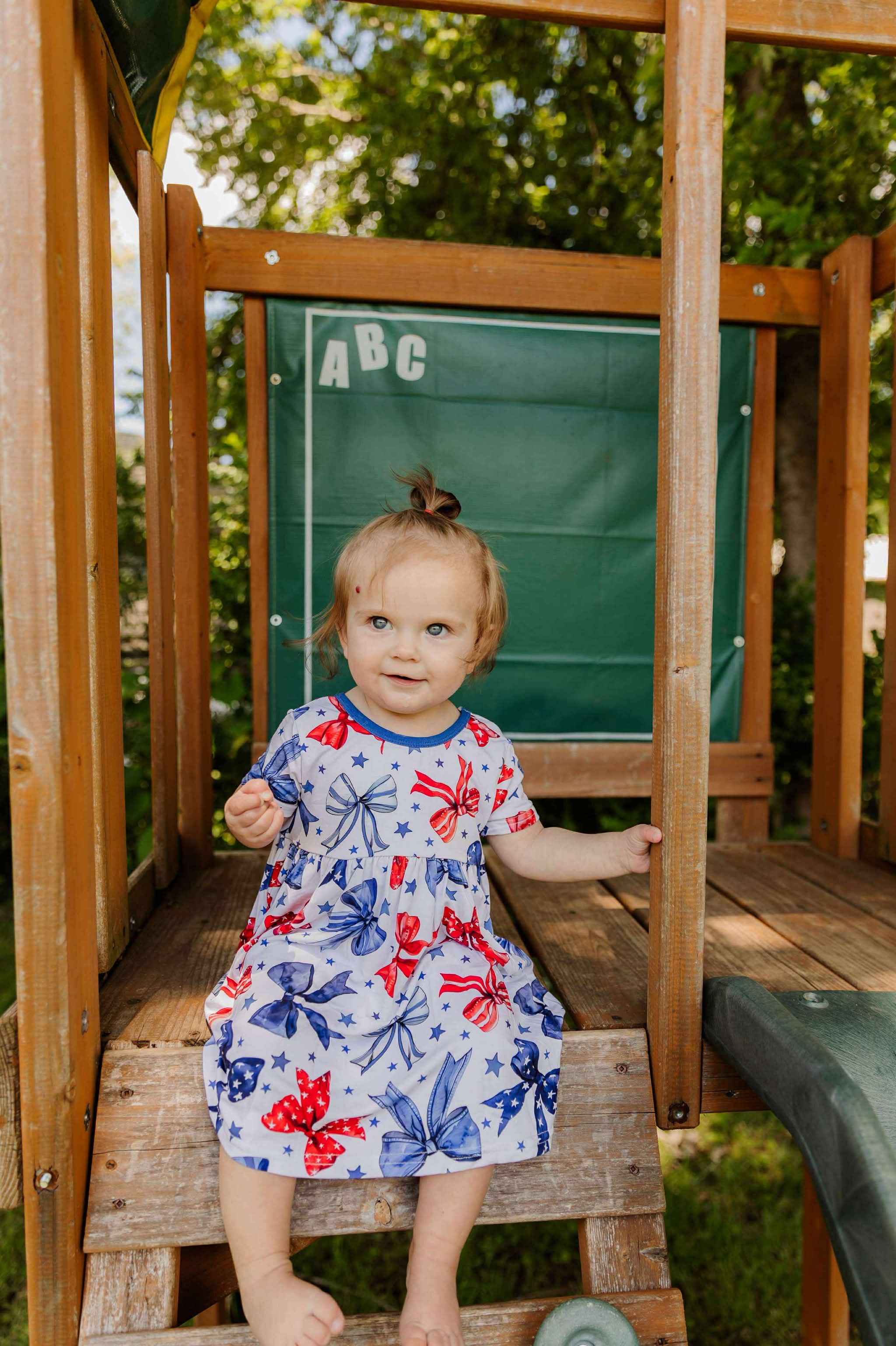 Liberty Bows Dress with Shorts