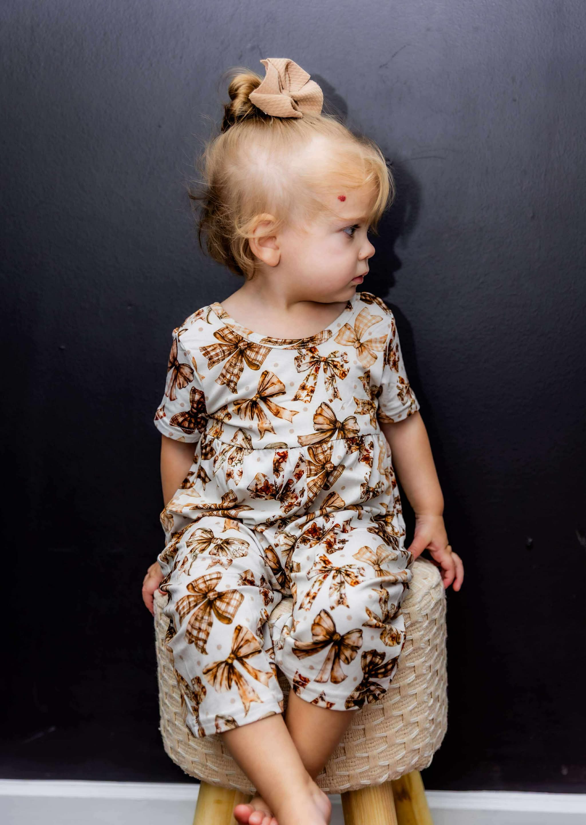 Autumn Grace Short Sleeve Romper