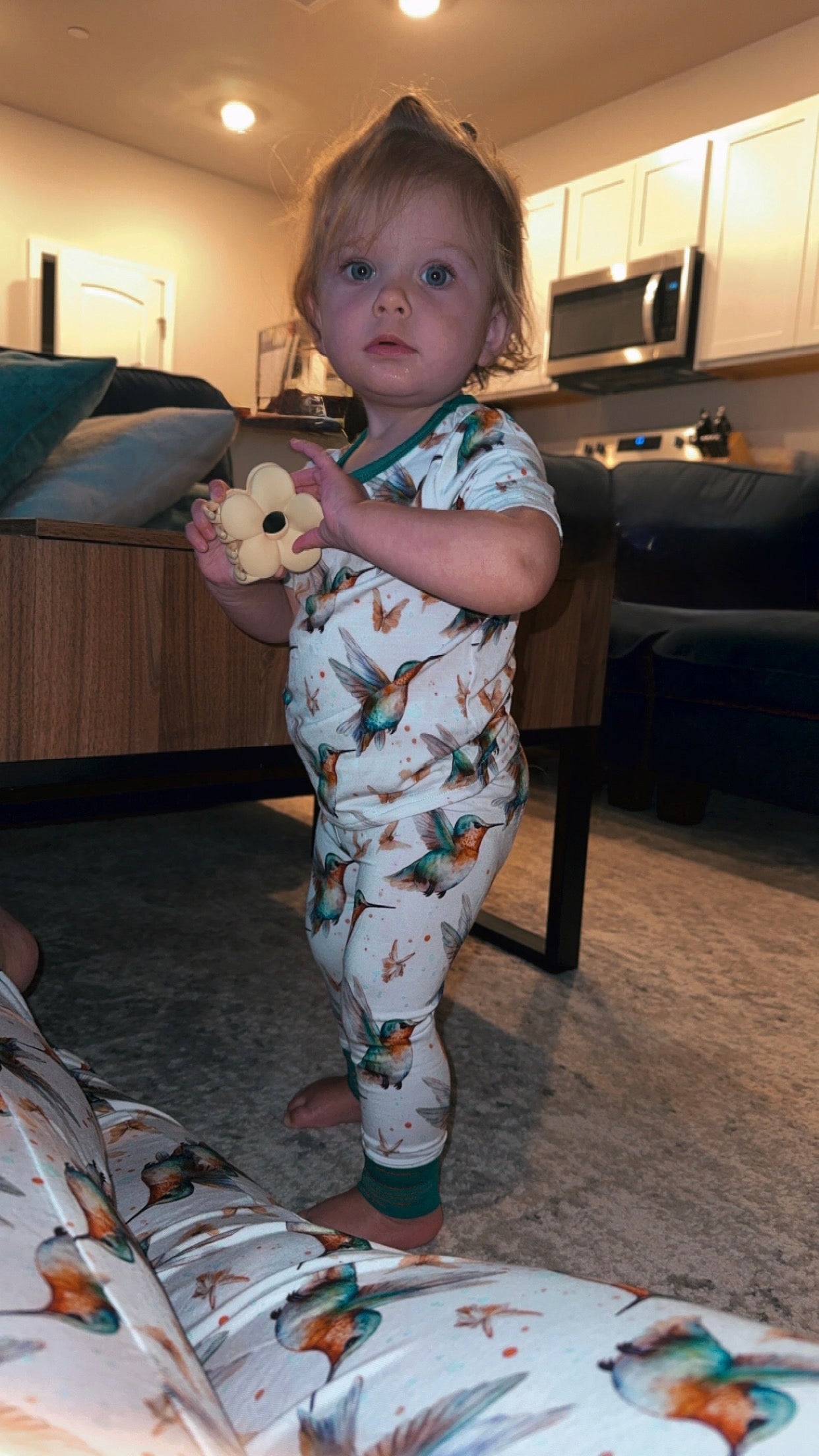 Flutter Friends Short Sleeve Two Piece PJ Set