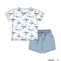 Little Aviators short set
