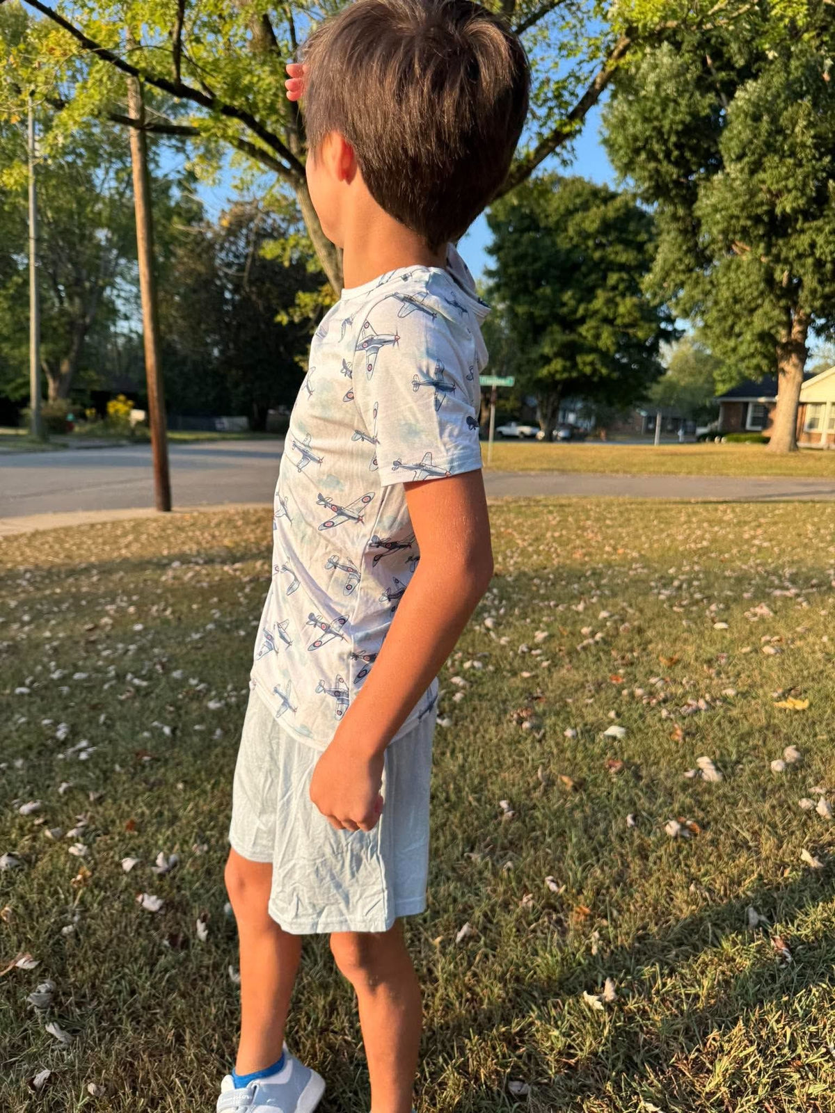 Little Aviators Shorts Set