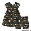 Bookish Boos Dress with Shorts