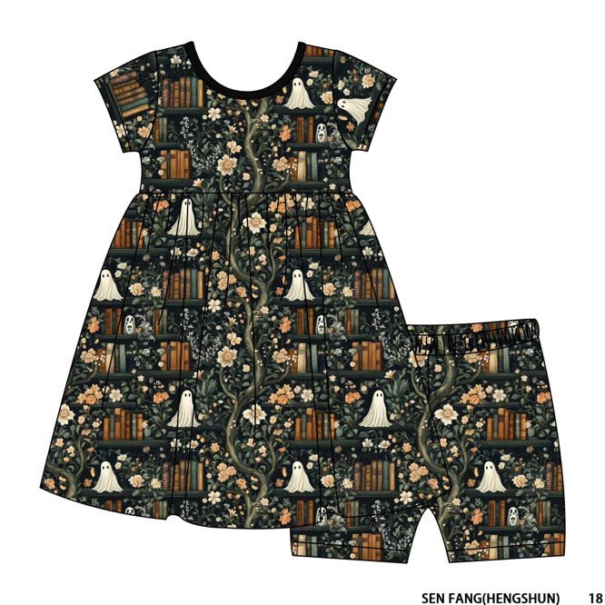 Bookish Boos Dress with Shorts