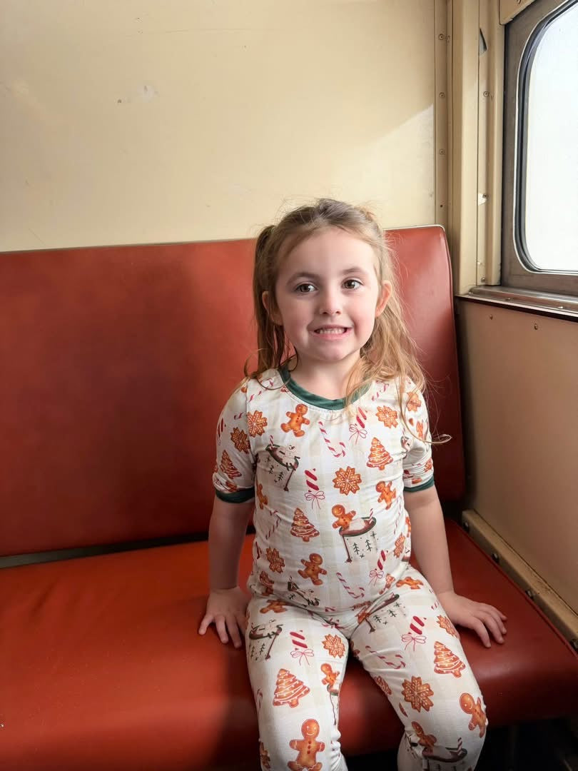Gingerbrew Crew Long Sleeve Two Piece PJ Set