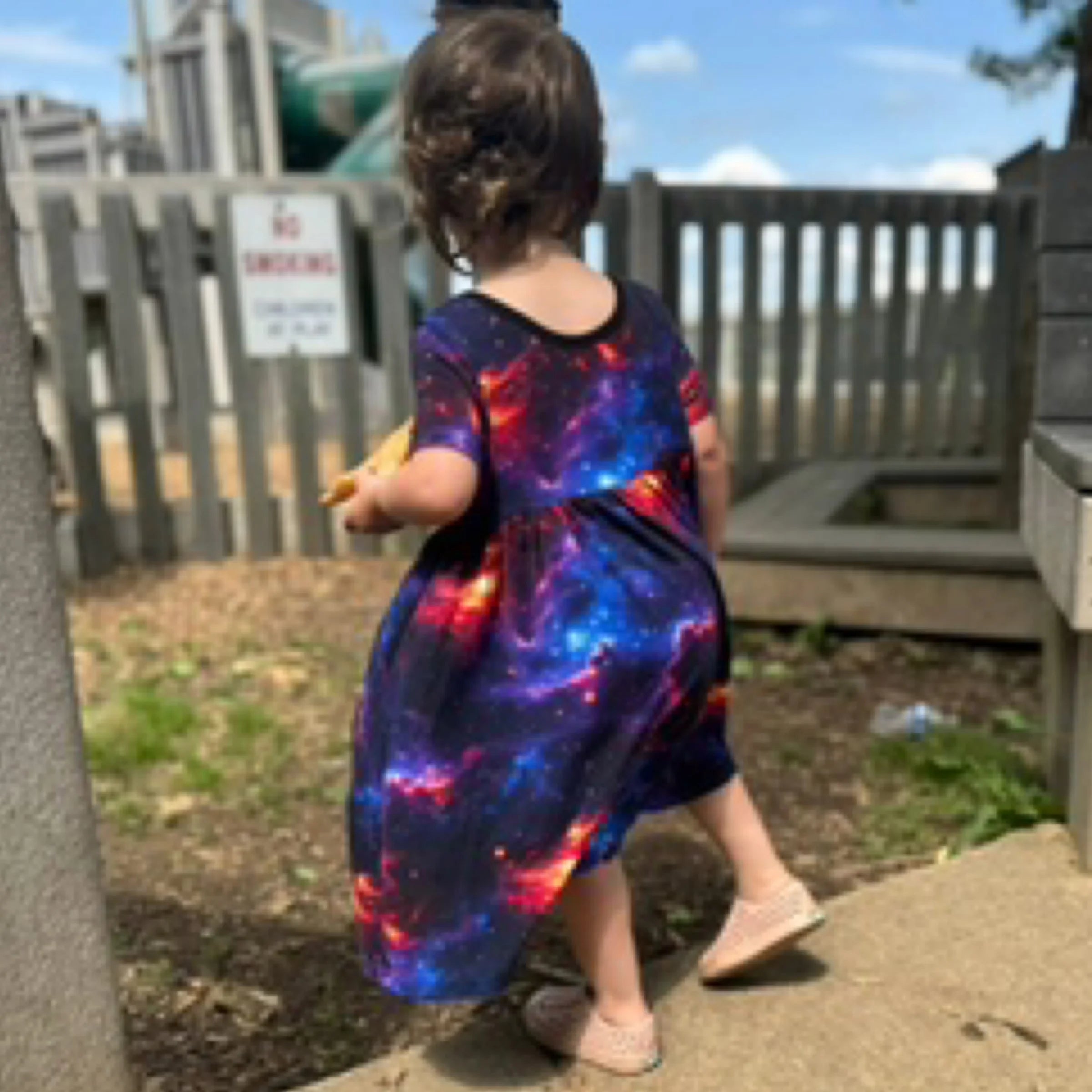 Cosmic Kids Dress with Shorties
