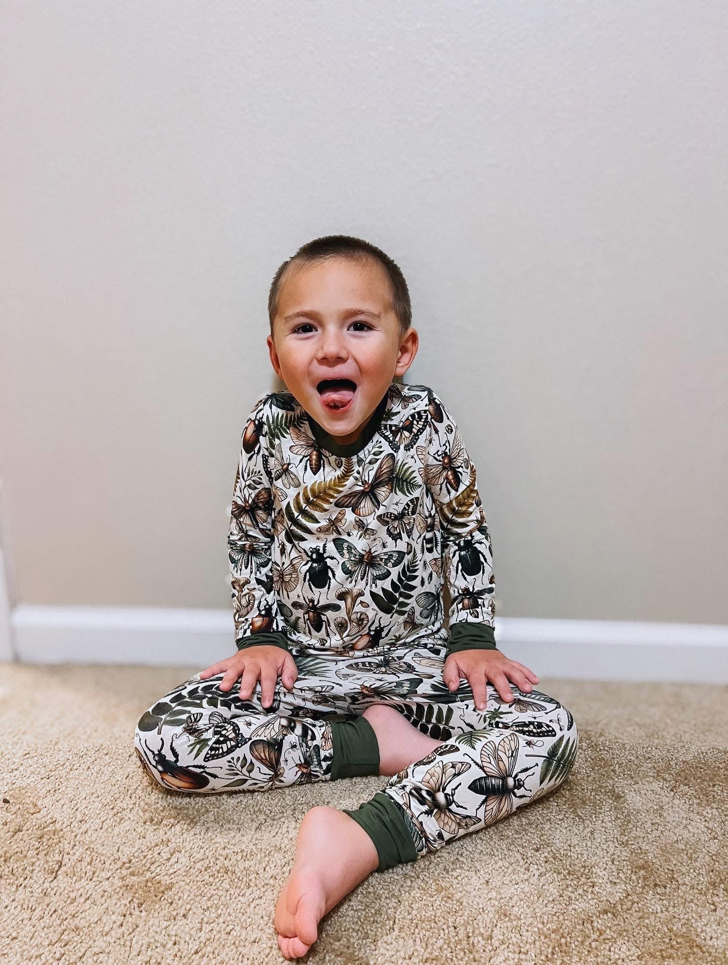 Twilight Crawlers Long Sleeve Two Piece PJ Set