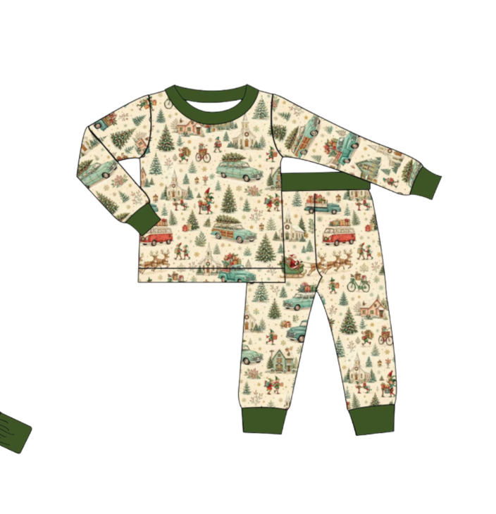 Jolly Junction 2-Piece Pajama Set