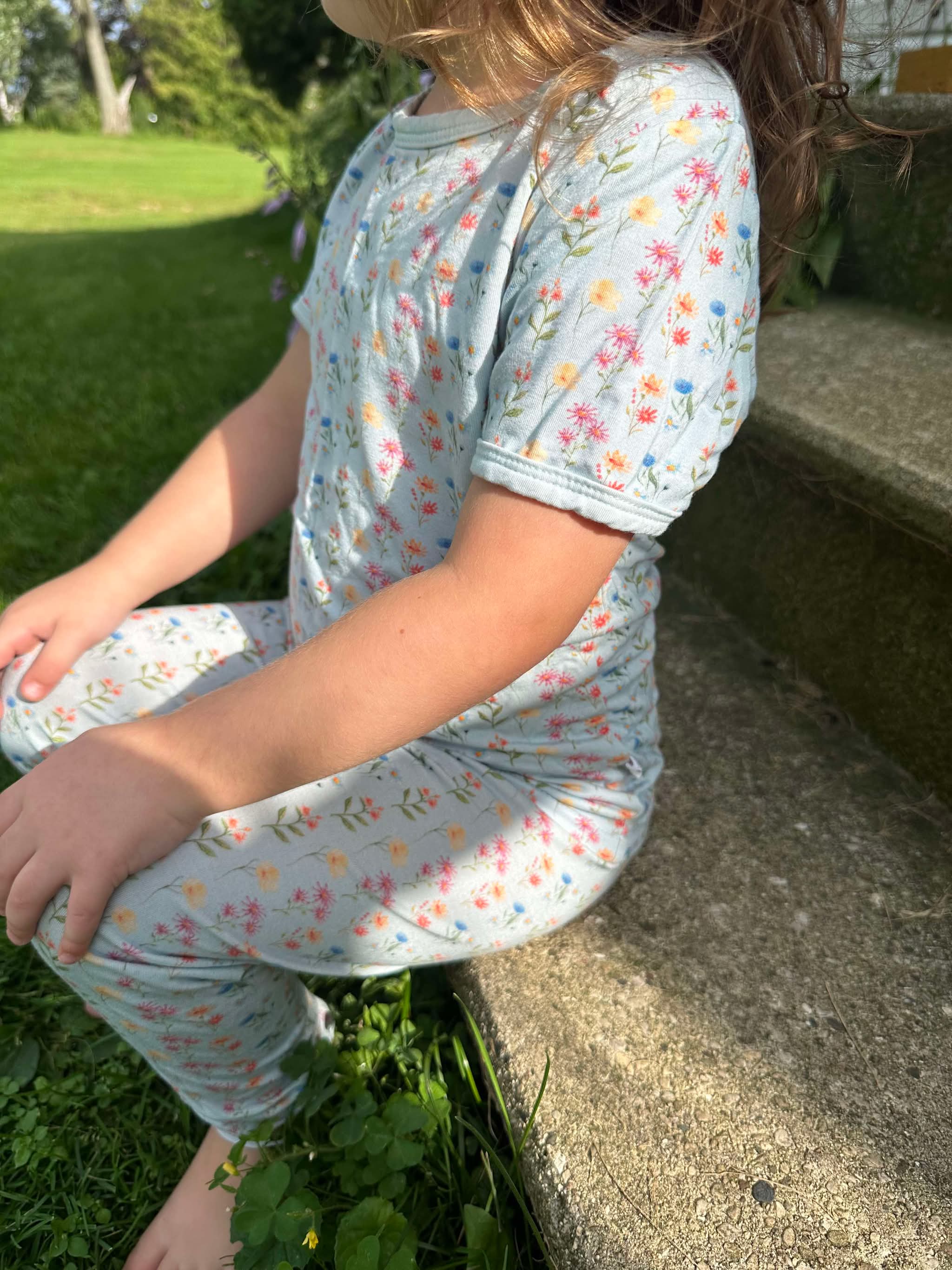 Where the Wildflowers Are Short Sleeve Pajama Set